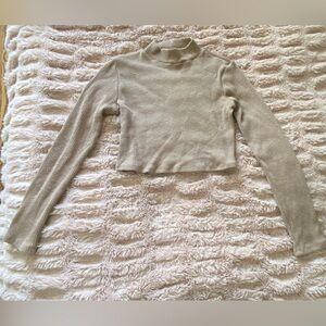 Fashion Nova Long Sleeve Cropped Turtleneck